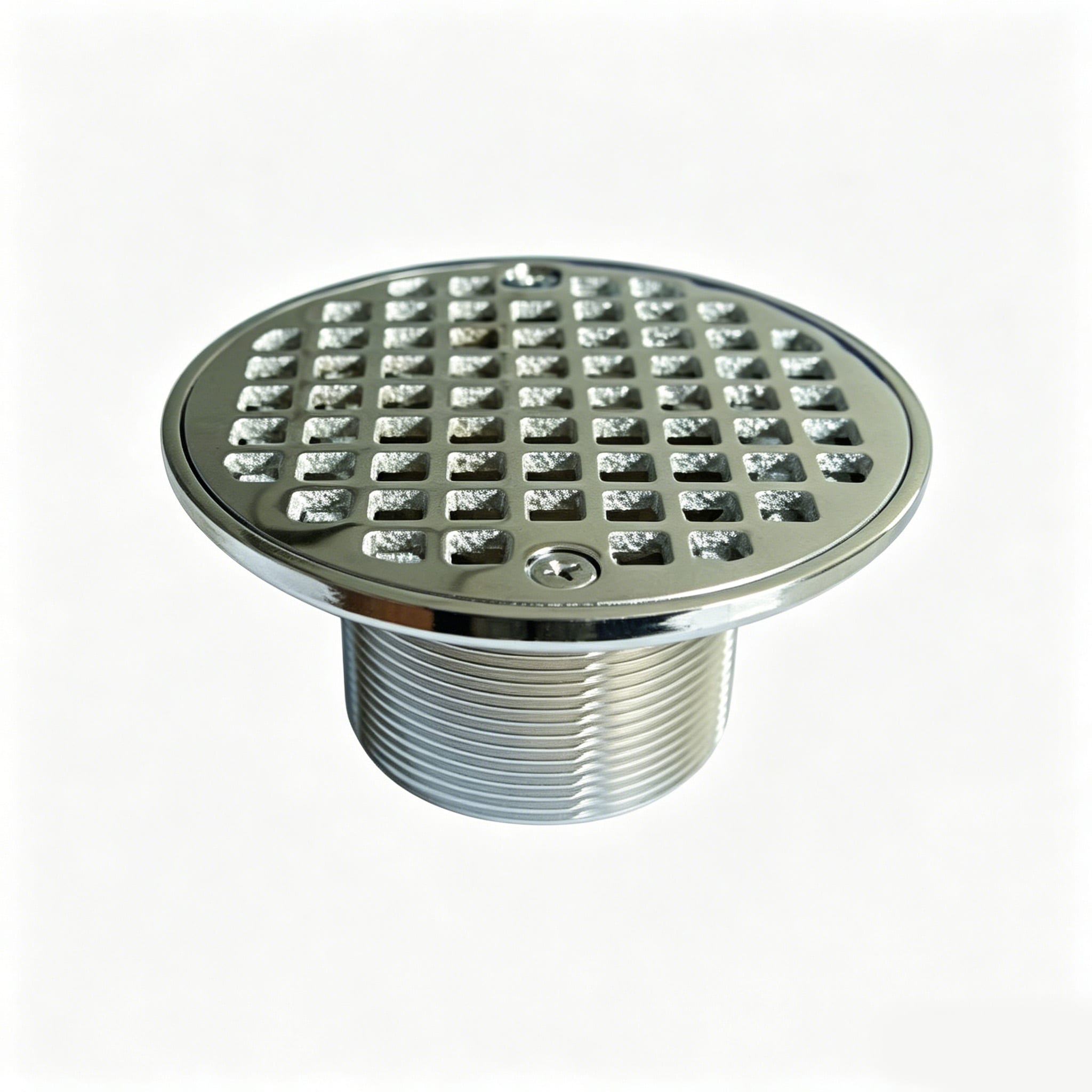 Chrome-Plated Brass Round Shower Drain