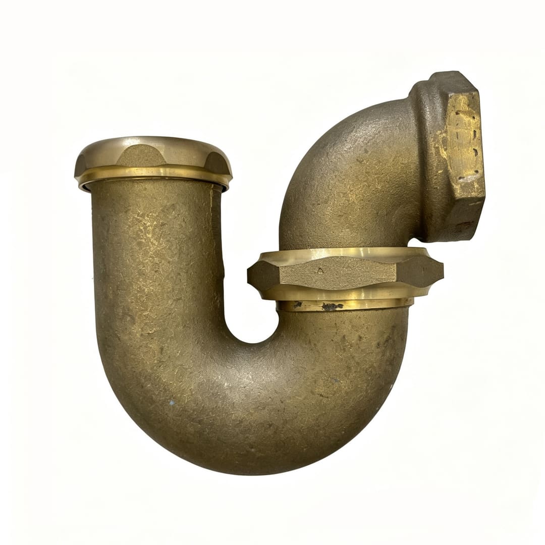 Heavy-Duty Cast Brass P-Trap