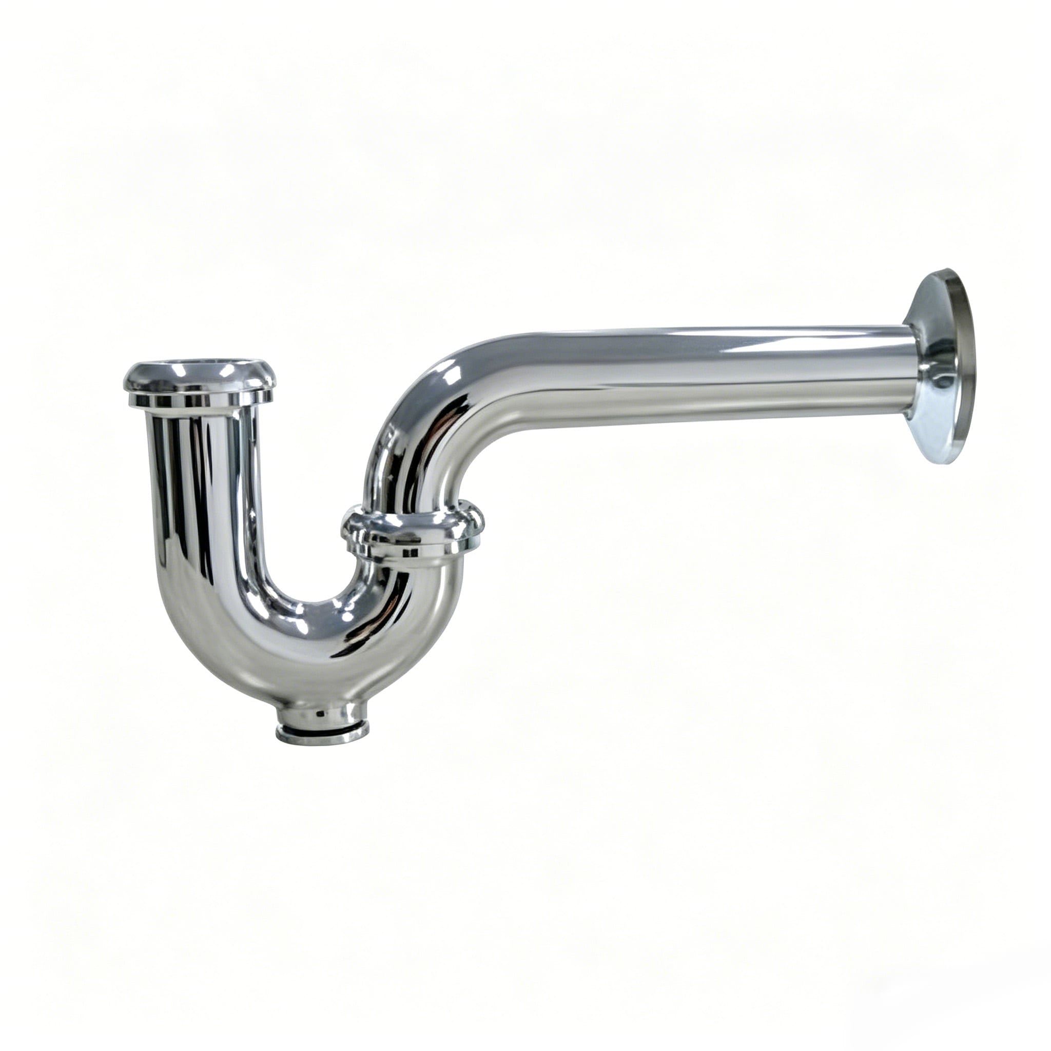 Semi-Cast P-Trap with Cleanout